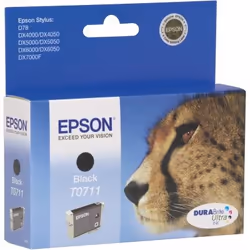 Epson Cheetah T0711 black ink cartridge, Encre à pigments