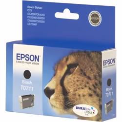 Epson Cheetah T0711 black ink cartridge cartouche d'encre Original Noir