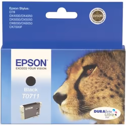 Epson Cheetah T0711 black ink cartridge cartouche d'encre Original Noir