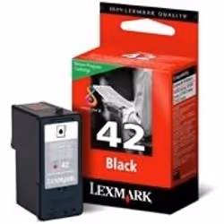 Lexmark #42 Black Return Program Print Cartridge, Encre à pigments, 1 Cartridge