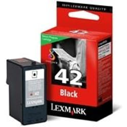 Lexmark #42 Black Return Program Print Cartridge cartouche d'encre 1 Cartridge Original Noir