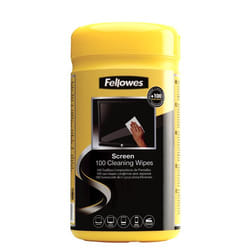 Fellowes 99703 kit de nettoyage pour ordinateur LCD/TFT/Plasma Chiffons humides de nettoyage d'équipement électronique
