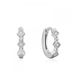 Ania Haie E023-01H boucle d'oreille Boucles d'oreilles créoles Argent sterling Argent