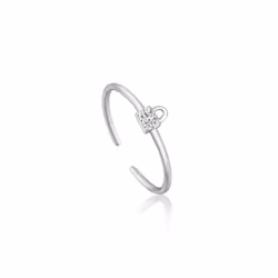 Ania Haie R032-02H, Anneau de rotation, Femelle, Argent sterling, Taille ajustable