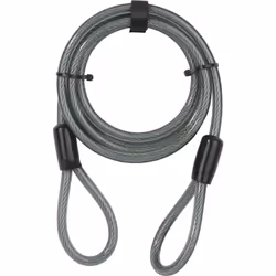 POLYVALENCE ET SÉCURITÉ A VÉLO : Ajoutez ce câble de sécurité à un antivol ou un cadenas pour renforcer la protection de votr ...