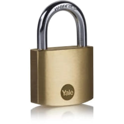 Cadenas YALE laiton - Lot de 2 - S'entrouvrant 40 mm - 3 clés - 24253000