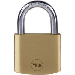 Cadenas YALE laiton - Lot de 4 - S'entrouvrant 40 mm - 3 clés - 24254000