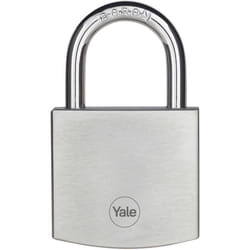 Cadenas YALE laiton chromé - 50 mm - 3 clés - 24317000