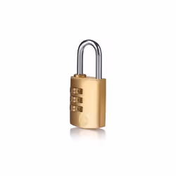 Yale Y150B/30/125/1, Cadenas conventionnel, Verrouillage à combinaison, Laiton, Laiton, En forme de U, 3 chiffres