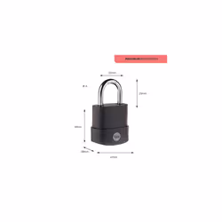 Cadenas haute-sécurité étanche YALE - 45 mm - 3 clés - 26971000