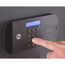 Yale YSEB/200/EB1 coffre-fort Coffre-fort indépendant 9,6 L Acier Noir