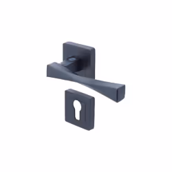 POIGNÉES DE PORTE NOIRES VERONA : Élégante et moderne, la poignée Verona noire est idéale pour tout type de porte à fermeture ...