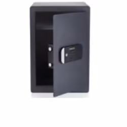 Yale YSFM/520/EG1, Coffre-fort portable, Noir, Code, Lecteur d'empreinte digitale, Clé, 49,8 L, A poser/à emmurer, 520 mm