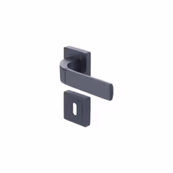 POIGNÉES DE PORTE NOIRES BOLOGNA : La poignée Bologna noire allie modernité et élégance, idéale pour tous types de portes à f ...