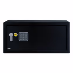 Yale YLC/200/DB2, Coffre-fort indépendant, Noir, 2 clés, Verrouillage à combinaison, Électronique, 24 L, A poser/à emmurer, B ...