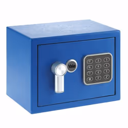 Yale YSV/170/DB2/B coffre-fort Coffre-fort indépendant 3,8 L Acier Bleu