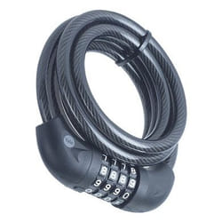 Yale YCC0/10/180/2 Antivol pour bicyclettes Noir 1800 mm