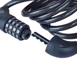 Yale YCC0/10/180/2 Antivol pour bicyclettes Noir 1800 mm