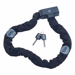 Yale YCHK0/8/90/2 Antivol pour bicyclettes Noir 900 mm Antivol à chaîne