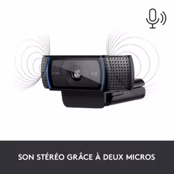 Logitech Hd Pro C920 webcam 3 MP 1920 x 1080 pixels USB 2.0 Noir - Vue supplémentaire 4