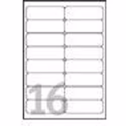Avery L7562-25, Transparent, 99,1x33,9mm, 25 feuilles