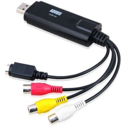 Convertisseur Vidéo Audio  - Numérisation VHS/Hi8 - USB 2.0 - Compatible Windows 11/10/8/7- August VGB100