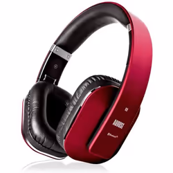 Casque Bluetooth - August - EP650 - Micro - Batterie 15h - Pliable - Rouge