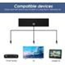 Antenne TV Intérieur TNT HD Portative  Extra Plate attache mural ventouse fenêtre vitre pour Meilleure Réception- AUGUST DTA420 -