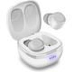 Ecouteur Sans Fil Bluetooth 5.0 Blanc True Wireless Stereo - August EP800 - Micro Waterproof Discret Universel Android Apple