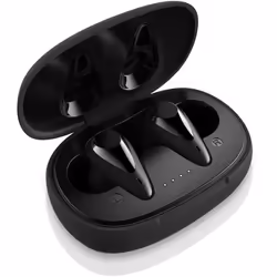 Ecouteurs Bluetooth Sans Fil Noir TWS True Wireless - Micro Tactile USB C Autonomie 18h Intra auriculaire- AUGUST EP810