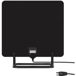 Antenne TV Intérieure - August - DTA450 - Haut gain 5 dBi - Câble de 3m - UHF-VHF