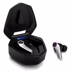Ecouteurs Sans Fil Gamer Bluetooth Low Latency Noir - USB C Micro IPX4 Gaming 40h Tactile Intra-auriculaire- August EPG500
