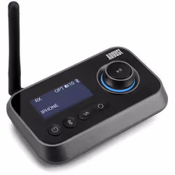 Transmetteur Audio Bluetooth TV Récepteur Hifi Chaine Enceinte  Multipoint Jack 3.5mm RCA Optique Double connexion- August MR ...