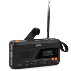 Radio Portable FM/ DAB  solaire 3 en 1 à batterie rechargeable FM DAB Bluetooth - August MB290B