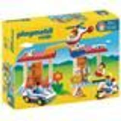 Playmobil 1.2.3 Coffret Hôpital avec Secouristes et Policiers