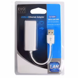 Evo Labs NPEVO-SB2ETH, RJ-45, USB Type-A, Blanc