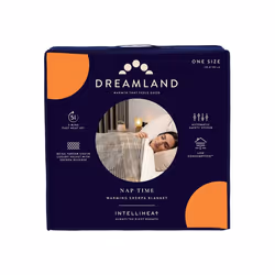 Dreamland 16998 couverture et coussin chauffant Couverture chauffante 150 W Beige Polyester, Velours