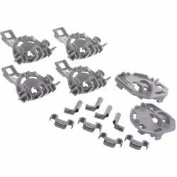 Paliers de fixation panier inférieur d'origine pour Lave-vaisselle BOSCH 00418675, 418675 Appareils compatibles : [LAVE-VAISS ...