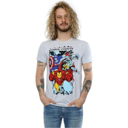 Marvel - T-shirt - Homme (Gris chiné)