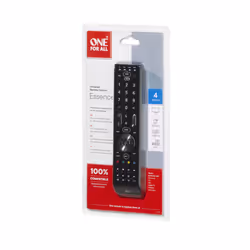 One For All Comfort Essence 4 télécommande IR Wireless TV, Boitier décodeur TV, DVD/Blu-ray Appuyez sur les boutons - Vue supplémentaire 4