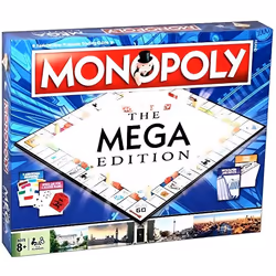 Jeu de société Mega Monopoly - WINNING MOVES - 2459 - 8 ans et plus - Intérieur - Mixte - Jeu de plateau