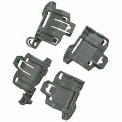 Jeu de 4 attaches pour fixation de panier pour Lave-vaisselle BOSCH, SIEMENS, NEFF, GAGGENAU, CONSTRUCTA, ATAG, BLAUPUNKT, JU ...