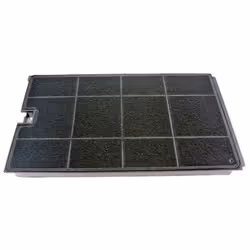 Filtre charbon rectangulaire type 35 (à l'unité) d'origine pour hotte BAUKNECHT, IKEA WHIRLPOOL, WHIRLPOOL Dimensions : Longu ...