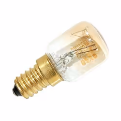 Lampe four 25w 220v pour four, cuisinière BOSCH, SIEMENS, NEFF, ARISTON HOTPOINT, CONSTRUCTA, CANNON, VIVA, BLAUPUNKT, INDESI ...