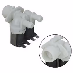 Electrovanne 2 voies pour lave-linge BEKO, HOOVER, CANDY, FAR, AYA, LISTO, OTSEIN, OSTEIN, ALTUS, SABA, BLUESKY, CONTINENTAL  ...