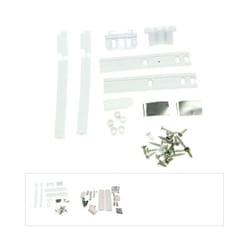 Whirlpool - kit de fixation porte frigo intégrable + système glissière pour refrigerateur
