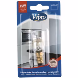 Ampoule poirette 300°C / E14 / T22 / 15W / 220V pour four, cuisinière Fabrication Philips Spécialement conçue pour résister a ...