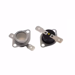 Kit 2 thermostats (one shot + cycling)compatible pour sèche-linge ARISTON HOTPOINT, INDESIT, WHIRLPOOL One shot (point blanc) ...