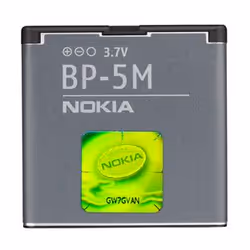 Nokia BP-5M, Batterie, Lithium Polymère (LiPo), 900 mAh, 3,7 V, Nokia 6500 slide Nokia 7390