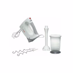 Bosch MFQ3540. Longueur du cordon: 1.4 m. Couleur: Blanc. Dimensions (LxPxH): 201 x 77 x 141 mm Caractéristiques : - Puissanc ...